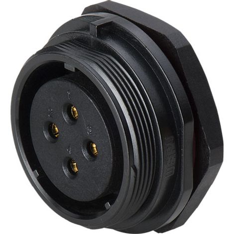 Connecteur circulaire 15 contacts, Montage panneau, raccordement A souder ( Prix pour 1 )