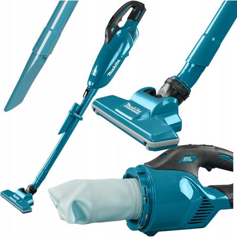Aspirapolvere portatile makita dcl283fz blu 90w 0 73l