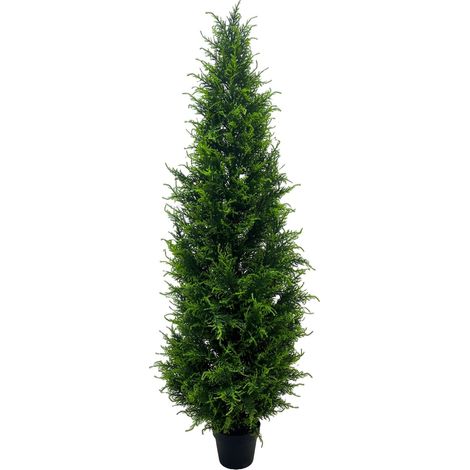 UV Resistant Outdoor 150cm Cypress Cedar Topiary Tree (1/3)
