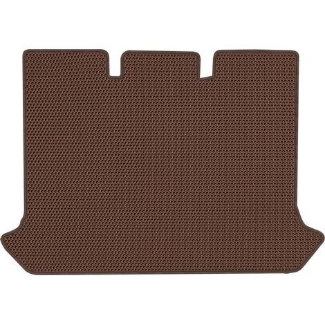 Alfombrilla de maletero de EVA para Fiat Doblo I Kombivan de 2000 a 2010, diseño de panal de abeja - marrón. (1/5)