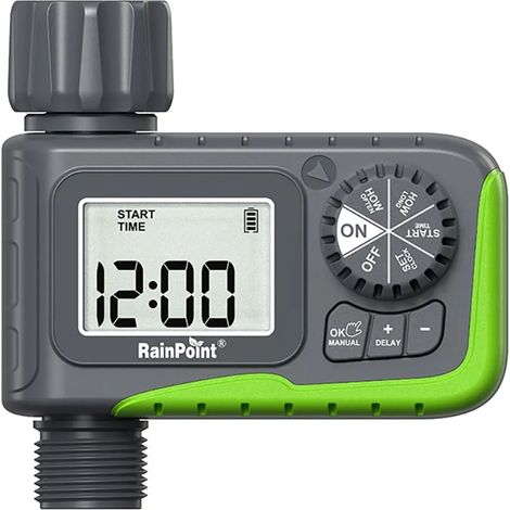 Rainpoint ITV105 Gris y verde - Temporizador de manguera (1/3)