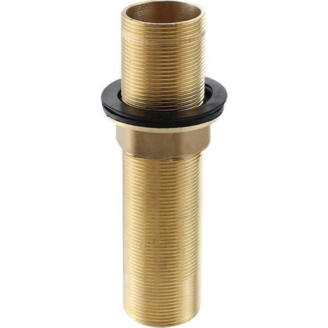 Prolunga generica per rubinetto miscelatore da lavello alto da cucina, gialla, kit di prolunga filettato M32 x 100 mm - Asta di montaggio più lunga - Foro singolo lungo 10 cm (1/5)