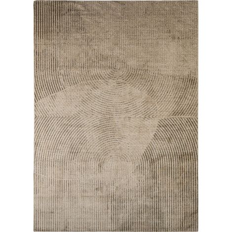 Tapis classique beige effet artisanal raffiné pour salon élégant - Beige naturel élégant (1/5)