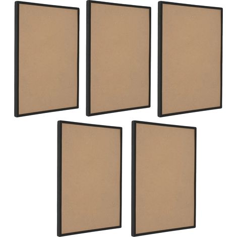 Marco de fotos de pared, material resistente, diseño elegante, negro. (1/2)