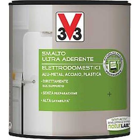 V33 SMALTO ULTRA ADERENTE PER ELETTRODOMESTICI 0,500ML GRIGIO CARBONATO SATINATO