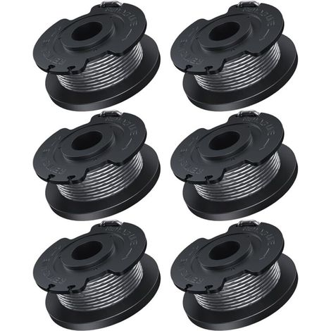 Diameter 1.6 mm - 5 m Length Edge Cutting Wire Compatible with Bosch Suitable for EasyGrassCut Cordless Trimmers, Contains 6 Pieces F016800569 Spool Edging Cutter (1/5)