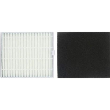 12 Pièces Filtre HEPA, Brosse Latérale, Chiffon pour Robot Aspirateur ILife V8 Plus, V8S, X750, X800 (1/4)