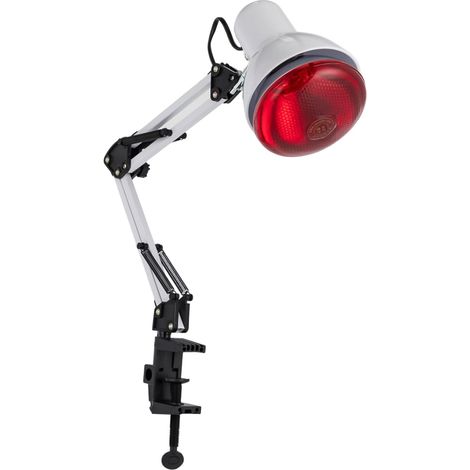 Lampe à lumière rouge 150 W - Flexible à 360° et pliable Lampe chauffante - Projecteur infrarouge - Appareil de thérapie à la lumière rouge pour soulager la douleur, relaxation musculaire