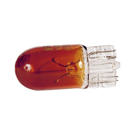 2 Ampoules T10 - 12V - 5W - Wedgebase - W2.1w9.5D - Orange (1/2)