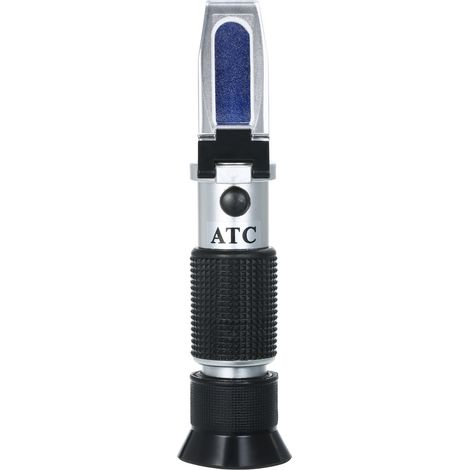 Réfractomètre antigel Testeur de liquide de refroidissement pour vérifier le point de congélation, la concentration d'éthylène glycol, l'état de l'acide de la batterie, le point de congélation Testeu (1/5)