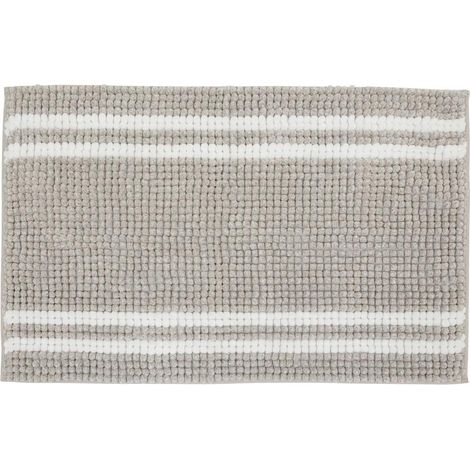 Tapis de Bain "Mini Chenille" 50x80cm Marron