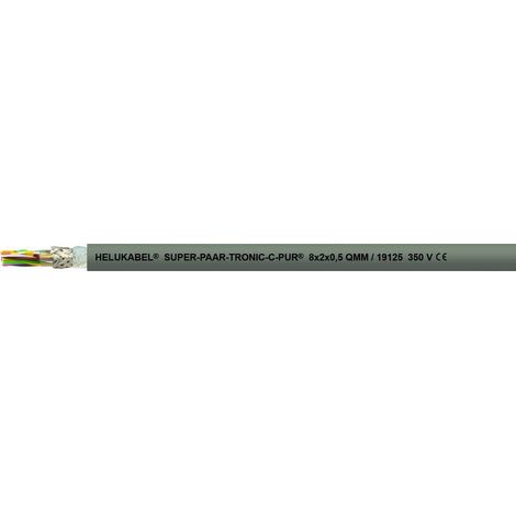 [NEUWERTIG] Helukabel 19120 Schleppkettenleitung S Paar Tronic C Pur 4 X 0.50 Mm² Grau 100 M B-Ware
