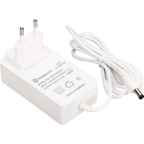Raspberry Pi® Alimentatore a spina tensione fissa Adatto per (kit di sviluppo): Raspberry Pi Corrente di uscita max. 60