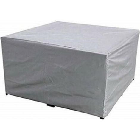 Housse de Protection - 80 x 80 x 80 cm - Pour Fauteuil de Jardin - Polyester 160 g/m² Enduit PVC - Anti-UV Imperméable Déperlante - Avec Aérateur et Cordon de Serrage (1/5)