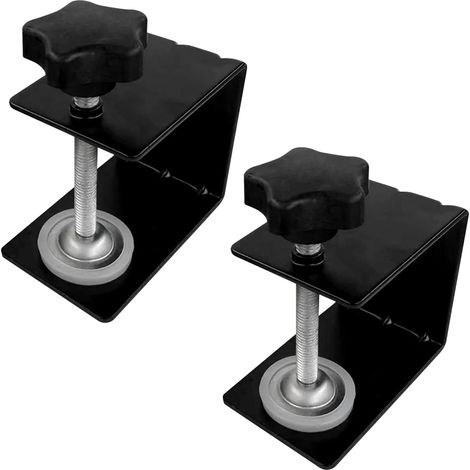 Fixations pour le travail du bois - Cadre de face de pince d'armoire universelle de 65 mm, pince de montage avant de tiroir pour le travail du bois, le soudage, la menuiserie(2pcs) (1/5)
