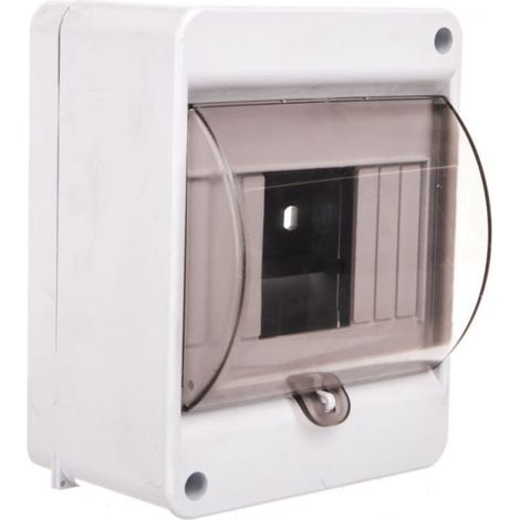 Quadro di distribuzione modulare 1x5 per montaggio superficiale IP20 con sportello antifumo e morsetti S-5 + vetro + N + PE 8005833 ENE-00350