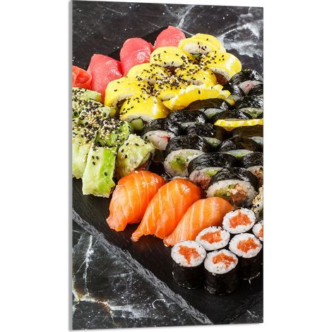 Planche à découper en verre 30 x 52 cm Sushi (1/5)