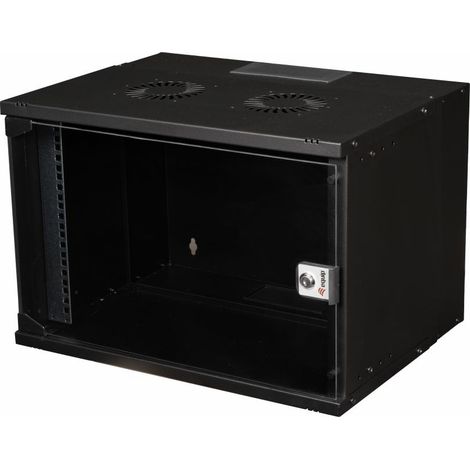 Equip EWM-07-5440-B armario rack 7U Bastidor de pared Negro