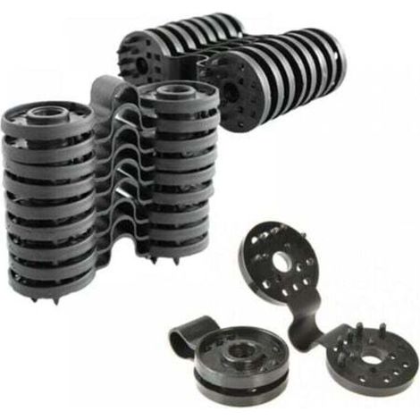20pcs Clip de Fixation pour Brise Vue,Clip Spécial avec œillet en Plastique,Clips de Fixation Traités Anti-UV pour Brise Vue, Filet, Clôture, d'ombrage (1/4)
