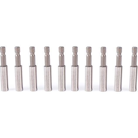 Outils de Tournevis, 10pcs Tournevis Douille D'extension Porte-foret Magnétique 1/4 Tige Hexagonale Rallonges Outils électriques, Porte-embouts (1/5)