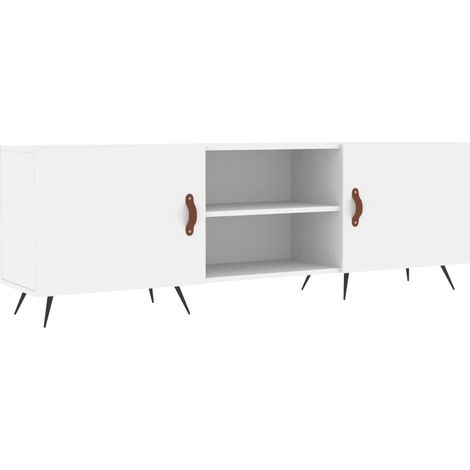 Maison Exclusive - TV-Schrank Weiß 150x30x50 cm Holzwerkstoff