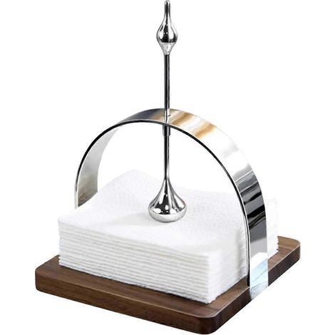 Porte-serviettes en bois de noyer, boîte à mouchoirs pour la décoration intérieure et extérieure, style scandinave luxueux et lumineux. (1/5)