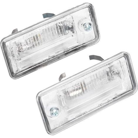 Éclairage pour plaque d'immatriculation, 1 paire Feux 8E0807430A 8E0807430B feu de plaque d'immatriculation adapté pour A3 A4 A5 A6 C6 A8 D3 Q7 RS4 (1/4)