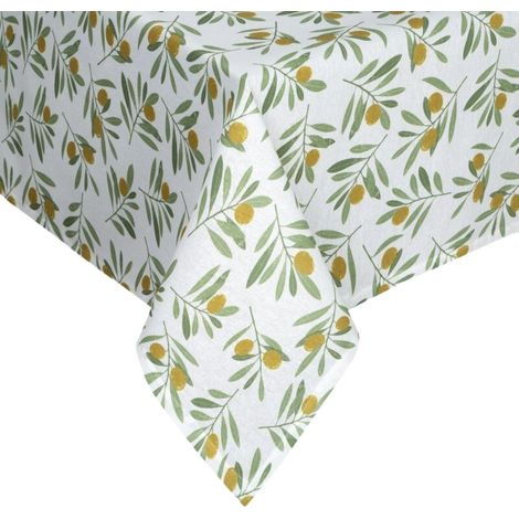Fleckenabweisende Tischdecke Erin Olives 140x180 cm (1/5)
