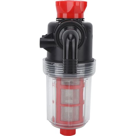 Wasserfilter für Bewässerungspumpen, doppellagige Feinmaschenfiltration, hohe Durchflussrate, Inline-Sieb für Garten und Rasen, 38 mm Anschluss (1,5 Zoll Außenschlauch) (1/5)