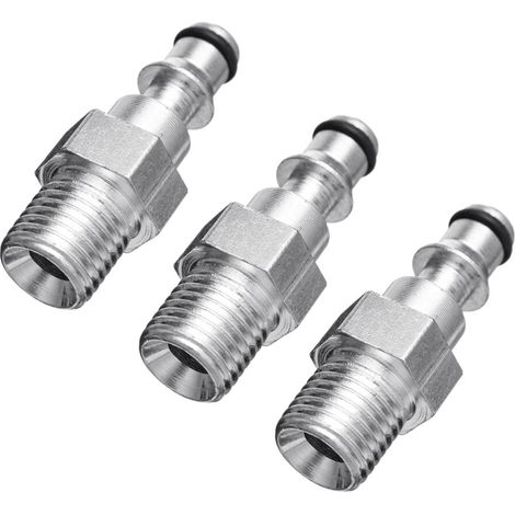 3X Adaptateur de Tuyau de Raccord Rapide pour Nettoyeur-Pistolet à Pression pour Lavor Vax, M14 Insert Rapide Encastré
