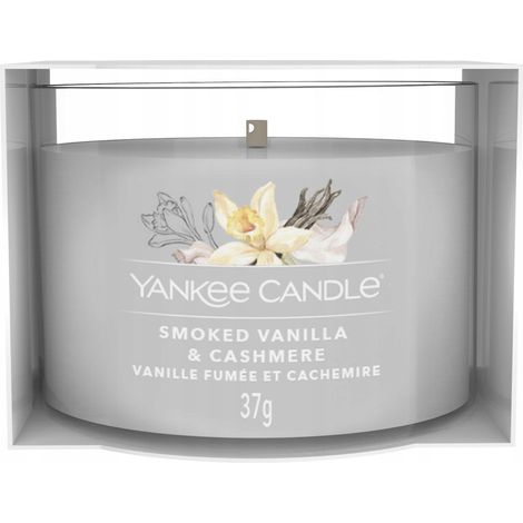 Mini candela Yankee Candle al profumo di vaniglia affumicata e cashmere, 37 g. (1/2)