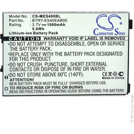 NX - Batterie lecteur codes barres 3.7V 1500mAh - 82-118523-01BTRY-ES40EAB0082 (1/3)