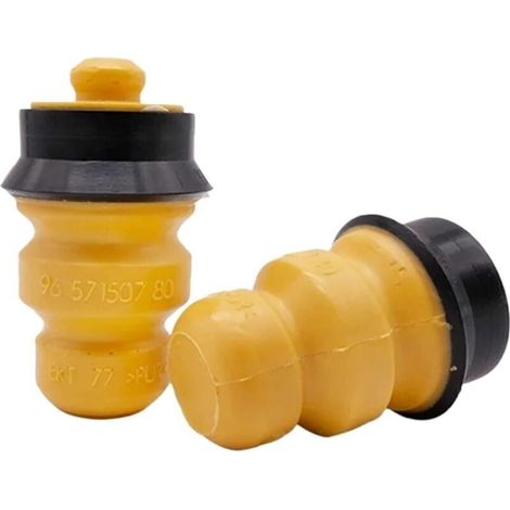 516680 9657150780 Butée de ressort de suspension arrière, barre de torsion, bloc en caoutchouc, compatible avec Peugeot 207 301, butée d'essieu (2 pièces)