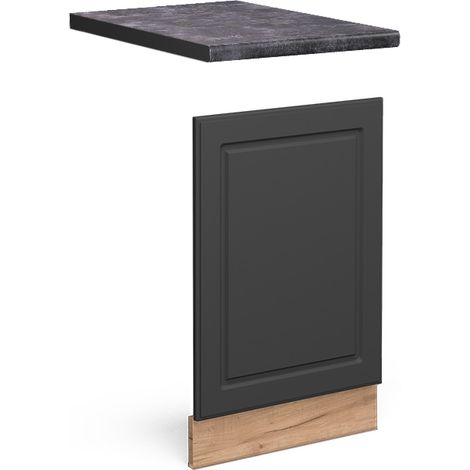Pannello frontale Fame-Line, Antracite-oro, 45 cm , PL Antracite, Vicco