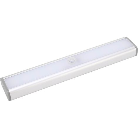 Lampe LED sans fil rechargeable magnétique de 350 lm avec détecteur de mouvement, éclairage blanc, 30 LED, pour placard ou armoire. (1/5)