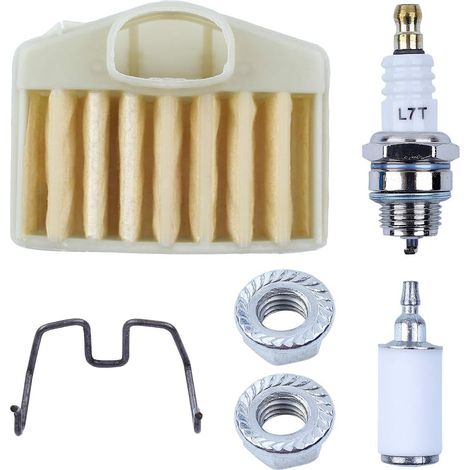 Filtre à air carburant Ressort Bougie Kit pour Husqvarna 362 365 371 372 Tronçonneuse  503814502 (1/5)