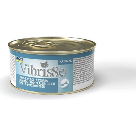 Vibrisse Cat Tonno E Pesce Azzurro 24 lattine da 70 g cad.