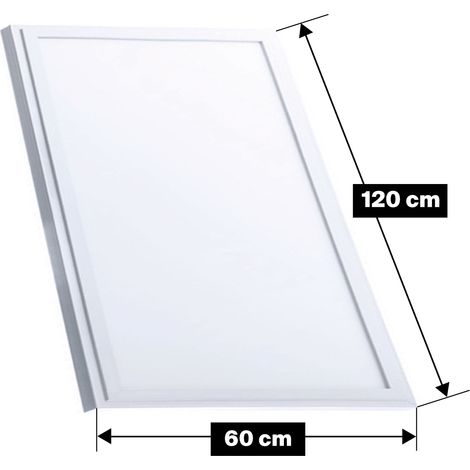 Europalamp – Dalle LED 1200x600mm 60W – Blanc froid 6000K – Haute luminosité 4800 lumens – Pour bureaux et espaces professionnels