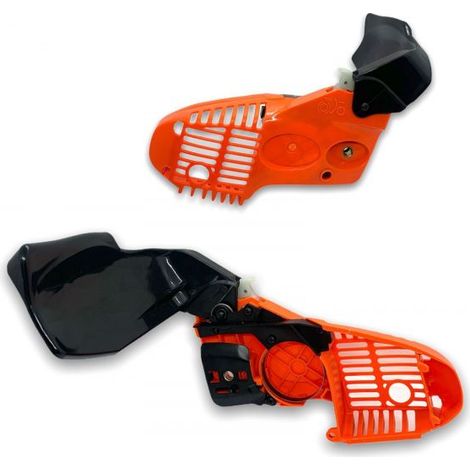 RICAMBIO CARTER FRENO COMPLETO MOTOSEGA A SCOPPIO 25CC DA POTATURA UNIVERSALE (1/2)