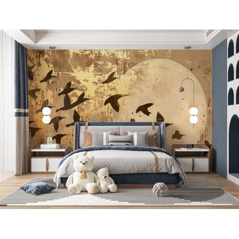 Papier Peint Art & Déco - Oiseaux Nocturnes - 150 x 250 cm (1/2)