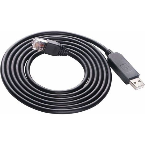 Câble adaptateur USB vers RJ45 RS485 1 unité Pour Seplos Suten BMS Connexion PC 180 cm (1/5)