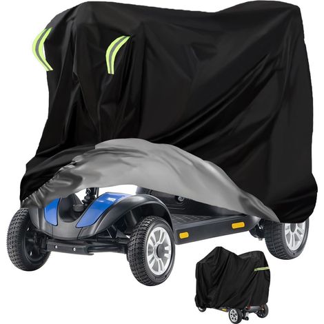 Schutzhülle für Elektromobil 190x117x71cm, wasserdicht, 420D Oxford, mit Gummizug (1/5)
