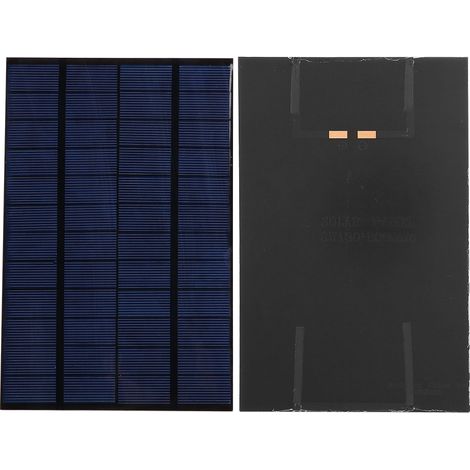 Panneau Solaire Polycristallin 12V 4.2W Étanche IP65 Pour Camping Bricolage Chargeur Batterie - 1 Pièce (1/5)