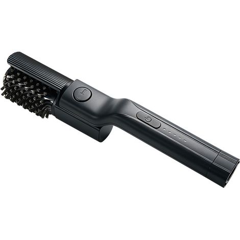 Brosse électrique améliorée pour barbecue, tête de brosse en acier inoxydable, autonomie de 90 minutes, étanche, compatible avec les grilles de barbecue (noire).-AquaForge (1/5)