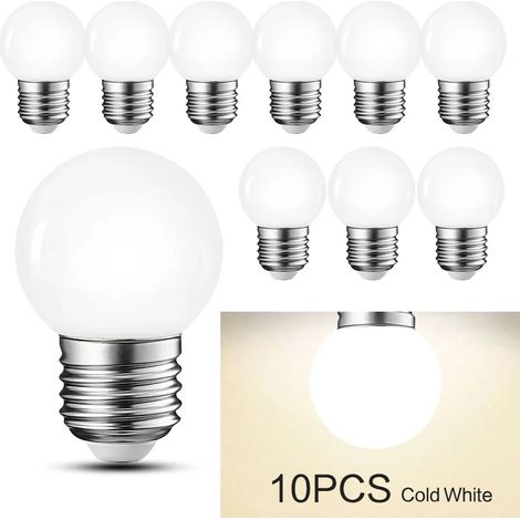 Confezione da 10 lampadine LED E27 da 3W ad alta luminosità, 220V, per illuminazione interna - AquaForge (1/5)