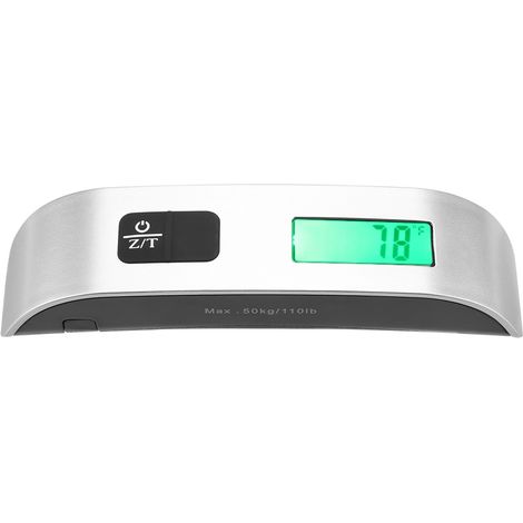 Miniatur-Digitalwaage mit LCD-Display und Haken, tragbare elektronische Waage, maximale Traglast 50 kg, präzises Digitaldisplay (1/5)