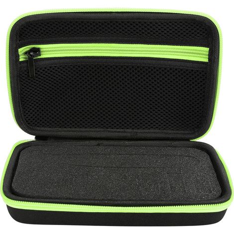 Étui de rangement en nylon TPU pour rasoir électrique Philips QP2520/90/70, noir et vert. (1/5)