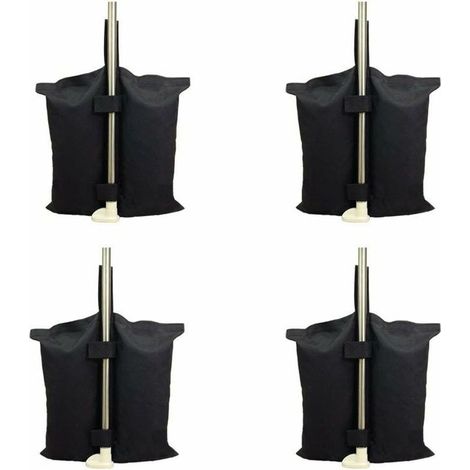 Industrial Grade Heavy Duty Weight Bag with Double Stitching for Pop Up Tent Canopy Black