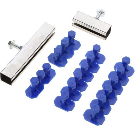 Kit universel de débosselage pour carrosseries automobiles, couleur bleue, pour la réparation automobile avec système adhésif.-AquaForge (1/5)