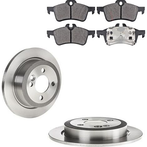 KIT FRENI POSTERIORI compatibile con MINI CABRIOLET (R52) - DISCHI + PASTIGLIE OEM: P 06 032 / 17866 , 17350 /SOSTITUZIONE DIRETTA/BASSA POLVERE/SILENZIOSO (1/5)